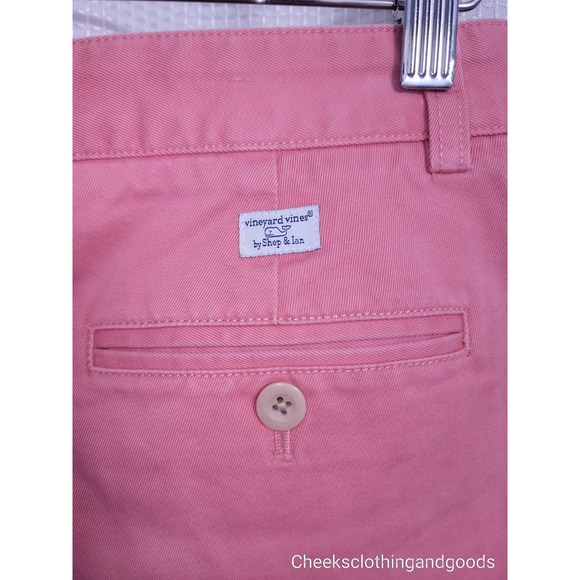 Vineyard Vines Pink Straight Leg Chinos Preppy Golf Pants Womens size 18 Plus - Picture 6 of 9